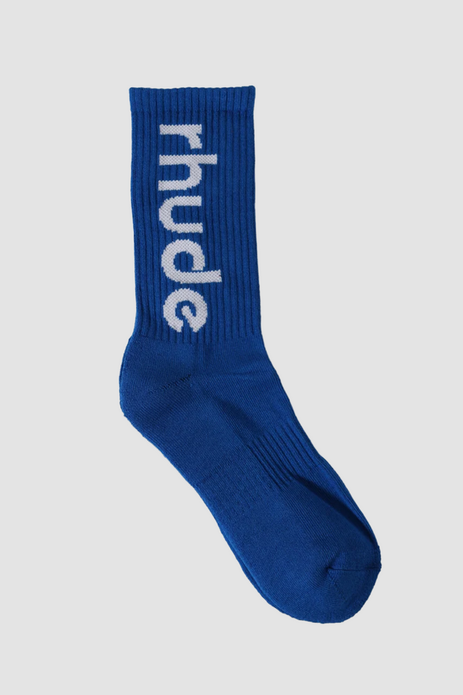 Rhude Rhude Rallye Logo Socks - Blue