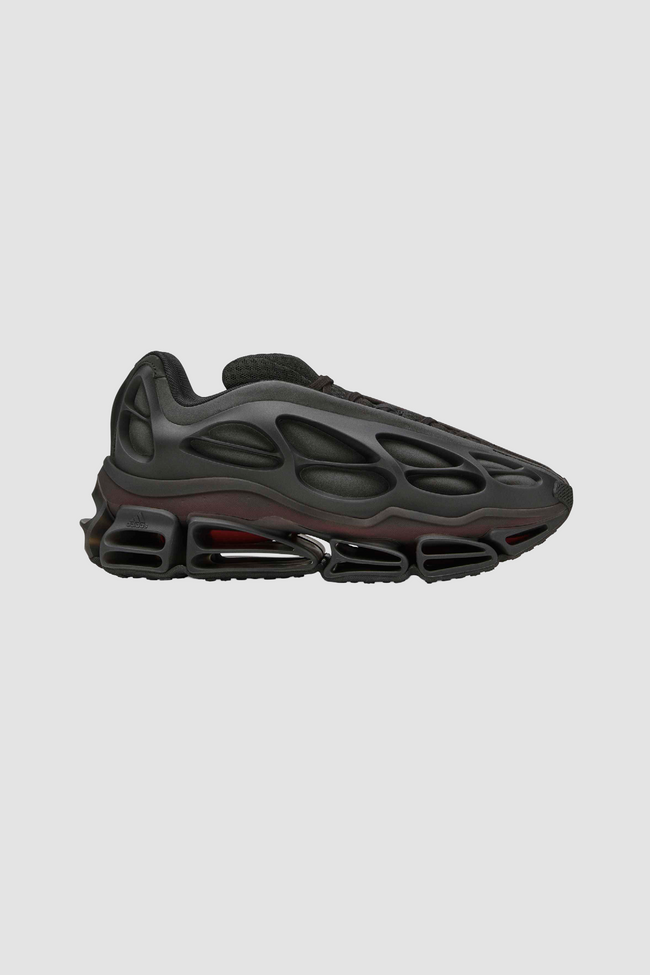 Adidas Originals x Willy Chavarria Megaride Bones Willy Low Sneakers -  Core Black/Core Black/Better Scarlet