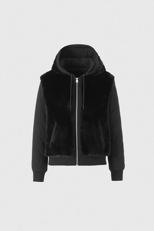Mackage Womens Knit Gwendal-Z - Black