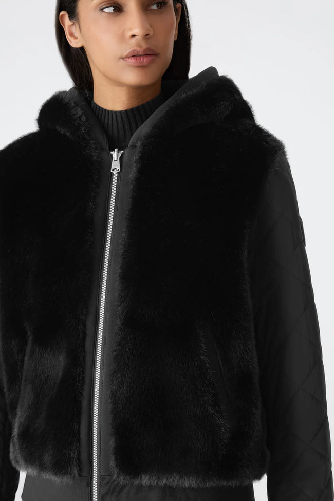 Mackage Womens Knit Gwendal-Z - Black