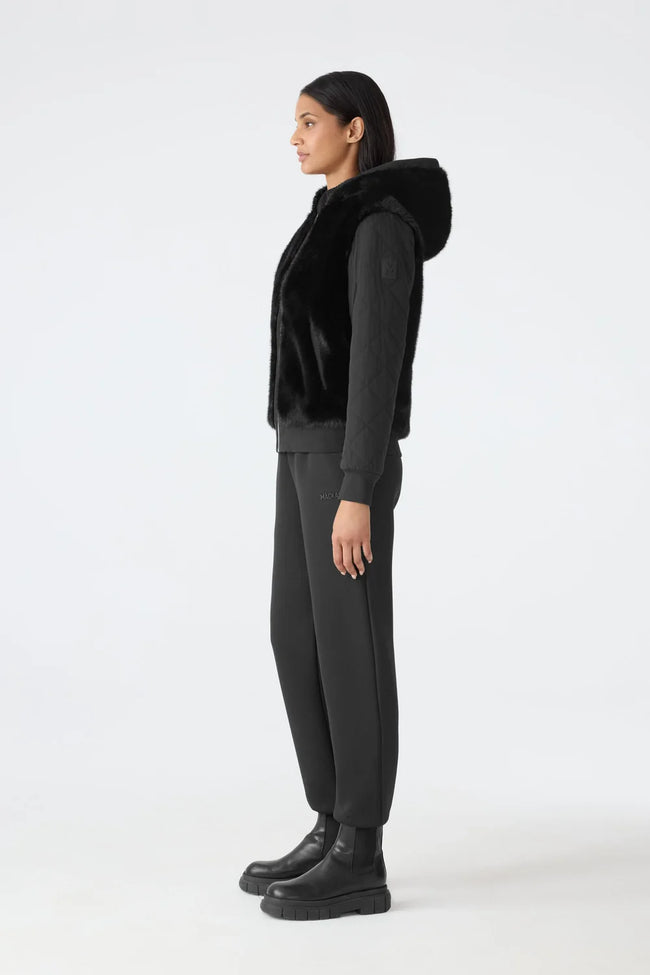 Mackage Womens Knit Gwendal-Z - Black