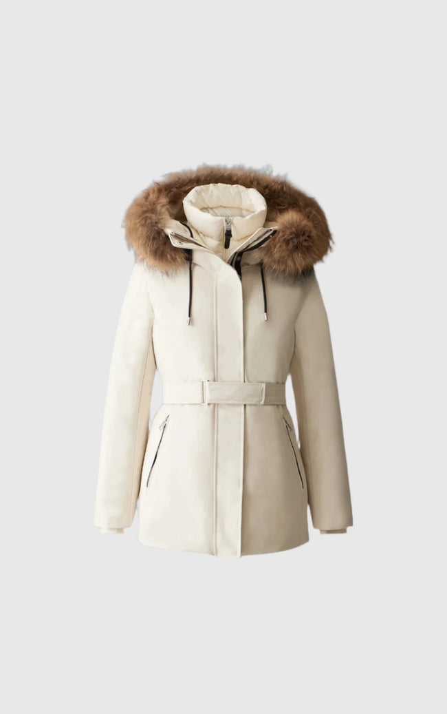 Mackage Womens Down *Parka Jeni-FZ - Cream