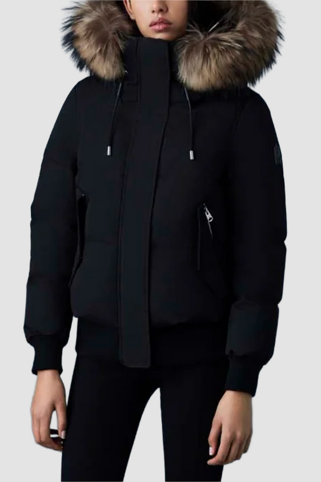Mackage Womens Down Bomber Nefi-F - Black