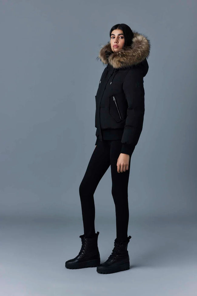 Mackage Womens Down Bomber Nefi-F - Black