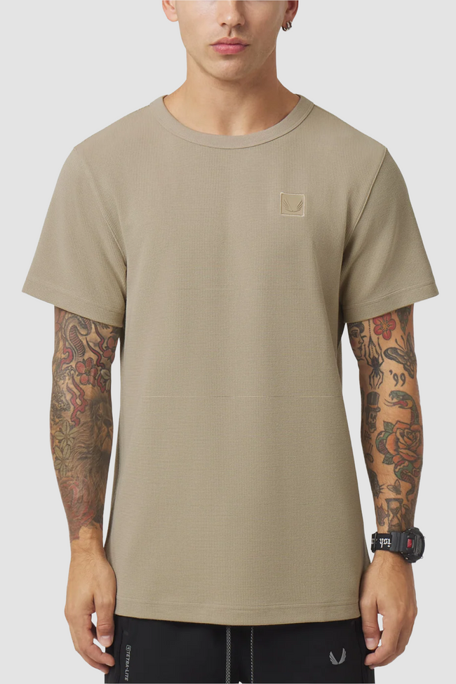 ASRV Tech-Waffle™ Tee - Khaki