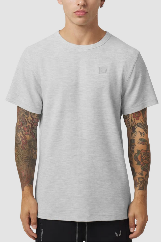 ASRV Tech-Waffle™ Tee - Heather Grey