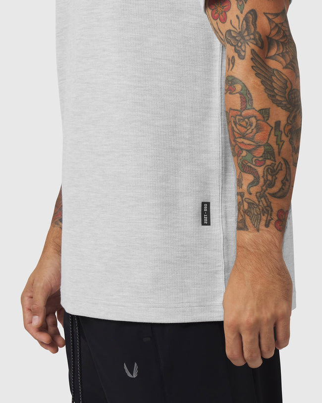 ASRV Tech-Waffle™ Tee - Heather Grey