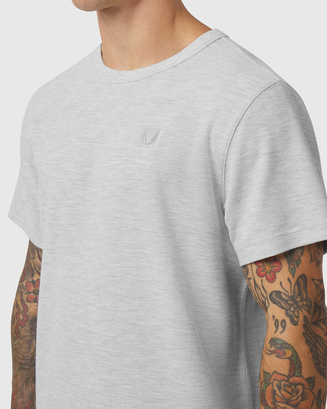 ASRV Tech-Waffle™ Tee - Heather Grey