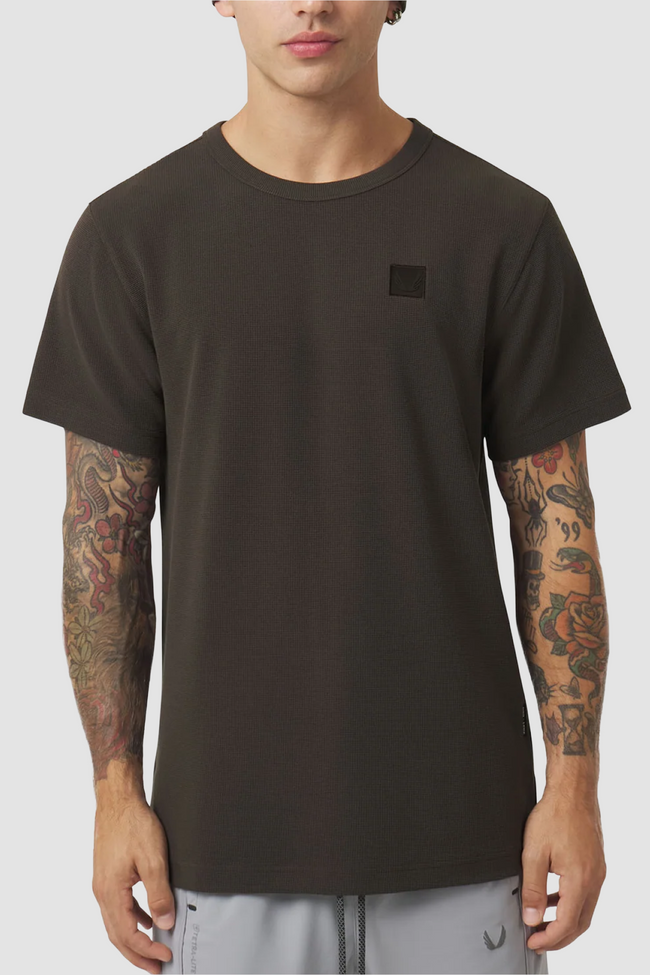 ASRV Tech-Waffle™ Tee - Dark Earth