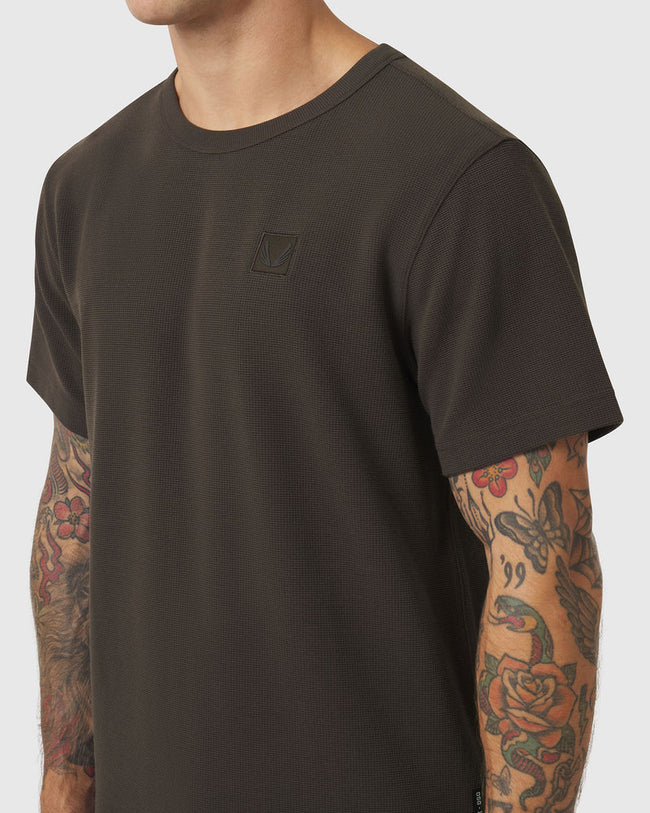 ASRV Tech-Waffle™ Tee - Dark Earth