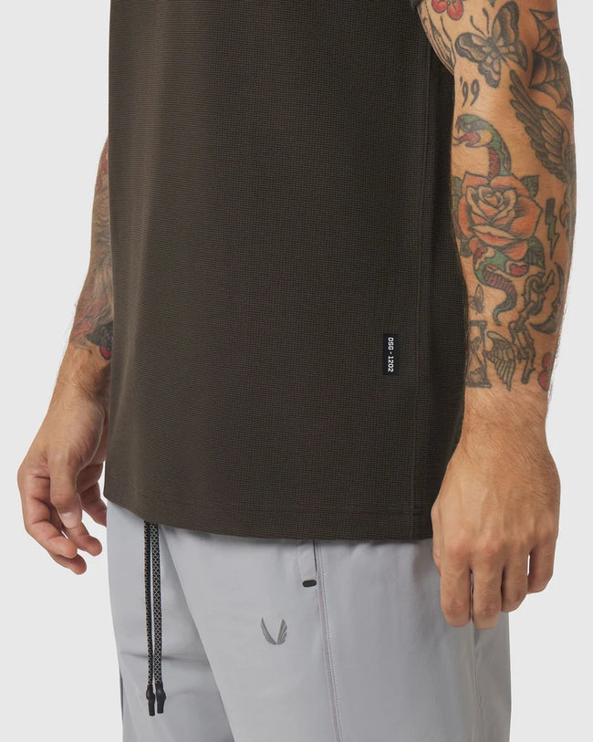 ASRV Tech-Waffle™ Tee - Dark Earth