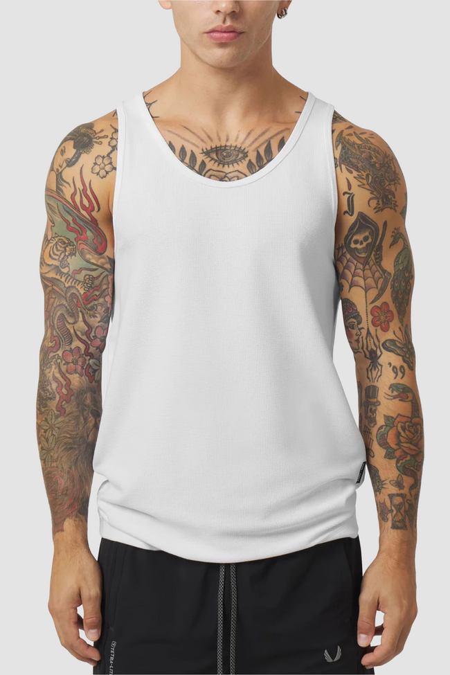 ASRV Tech-Waffle™ Slim Tank - White