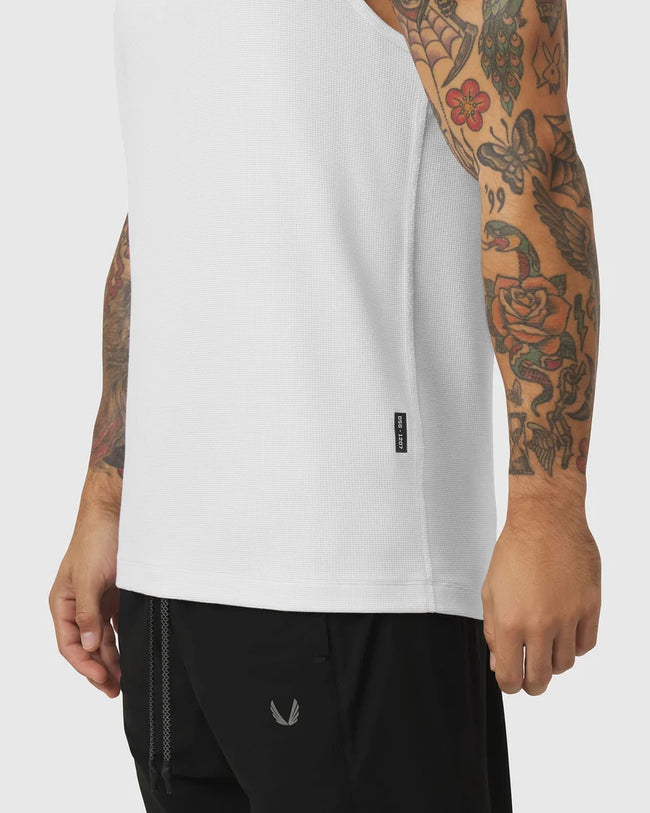 ASRV Tech-Waffle™ Slim Tank - White