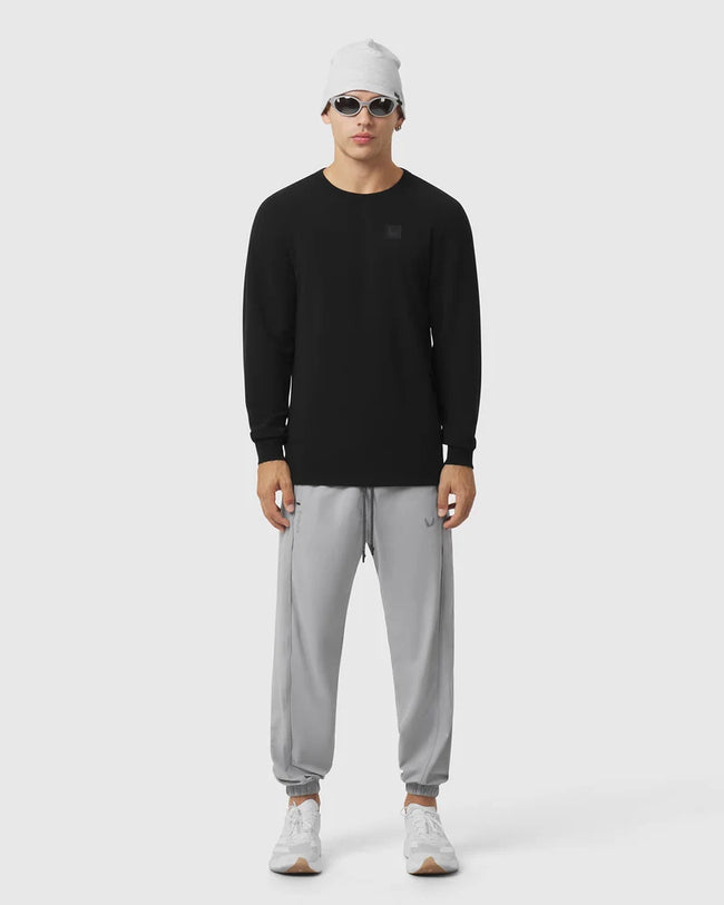 ASRV Tech-Waffle™ L/S Tee - Black