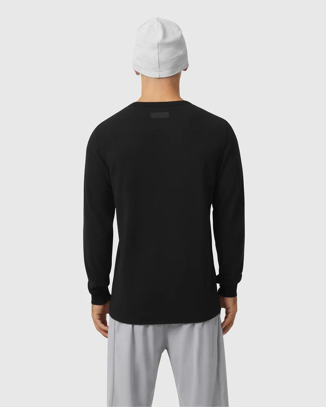ASRV Tech-Waffle™ L/S Tee - Black