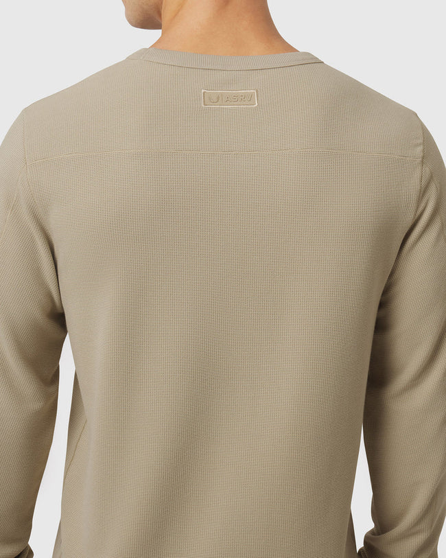 ASRV Tech-Waffle™ L/S Tee - Khaki