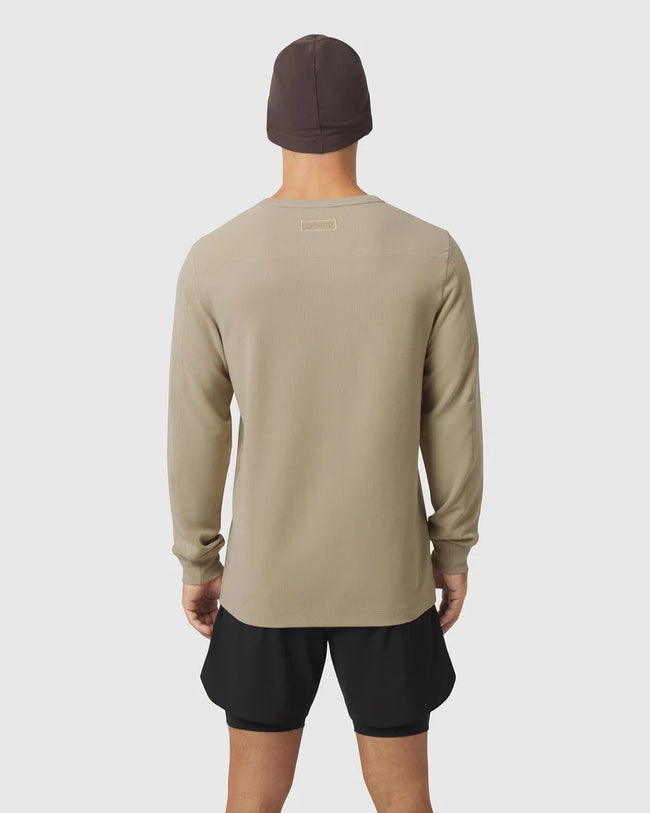 ASRV Tech-Waffle™ L/S Tee - Khaki