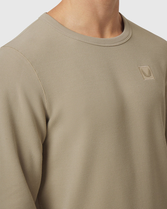 ASRV Tech-Waffle™ L/S Tee - Khaki