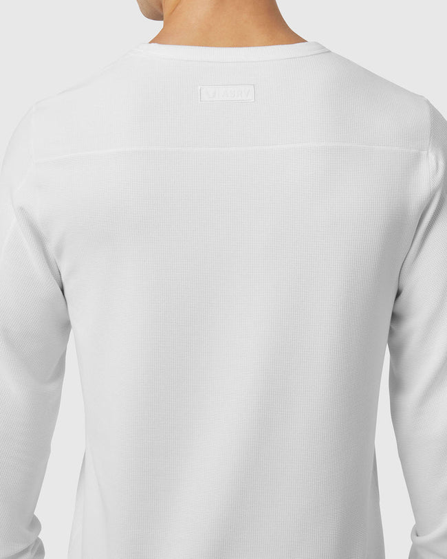 ASRV Tech-Waffle™ L/S Tee - White