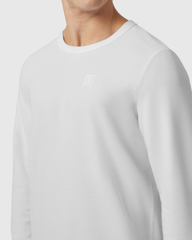 ASRV Tech-Waffle™ L/S Tee - White