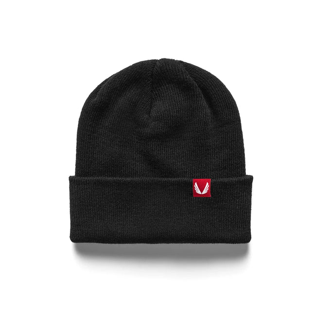ASRV Essential Beanie - Black/Red