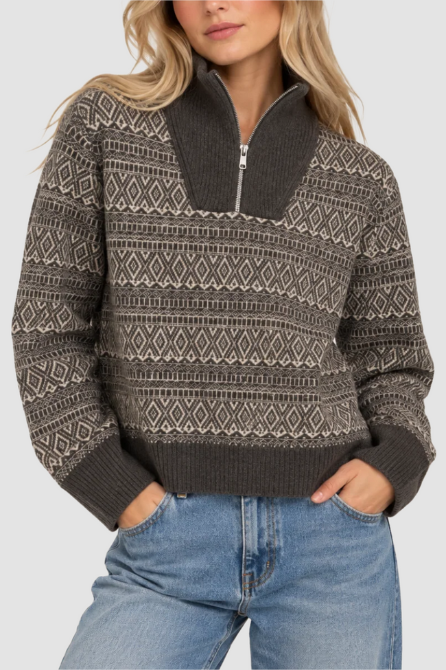 Mackage Womens Knit Verica-AL - Carbon Cream
