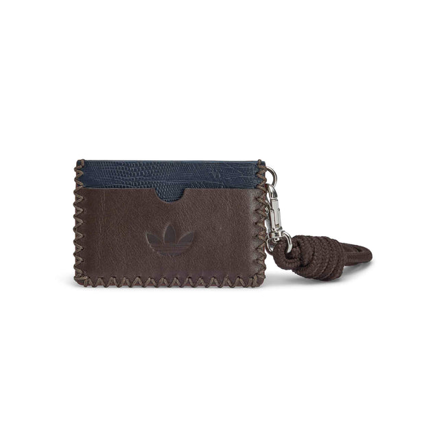 Adidas x Wales Bonner WB Lanyard Wallet - Dark Brown/Craft Ochre