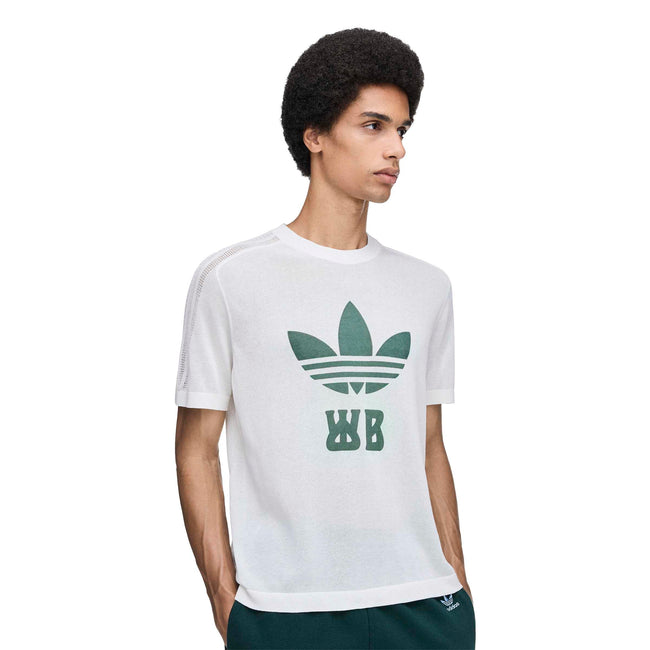 Adidas x Wales Bonner WB Knit T-Shirt - Chalk White