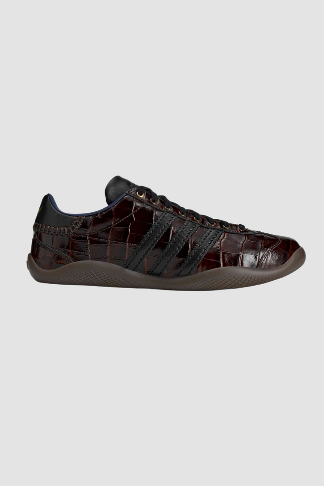 Adidas x Wales Bonner WB Karintha Croc Sneakers - Dark Brown/Core Black/Gold Metallic