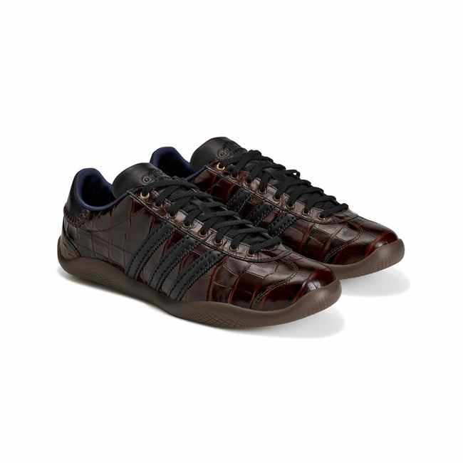 Adidas x Wales Bonner WB Karintha Croc Sneakers - Dark Brown/Core Black/Gold Metallic