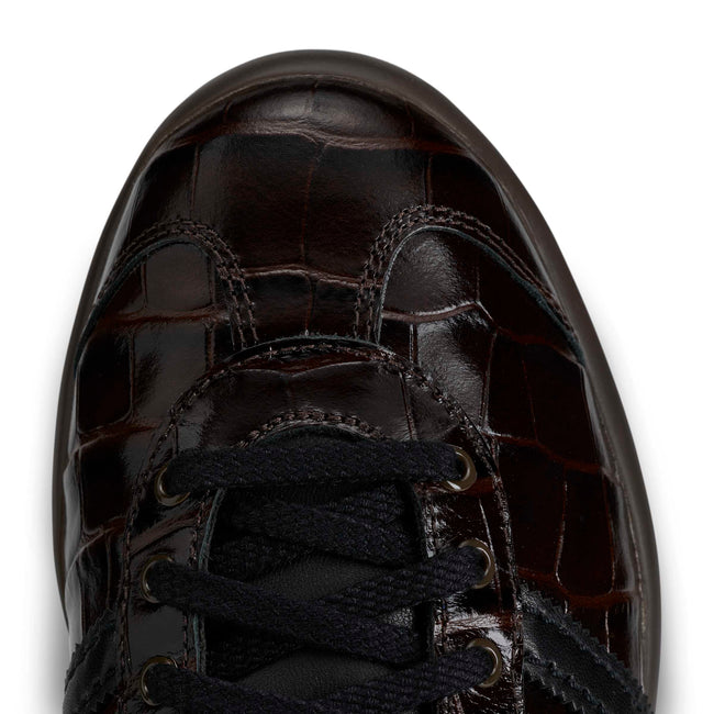 Adidas x Wales Bonner WB Karintha Croc Sneakers - Dark Brown/Core Black/Gold Metallic
