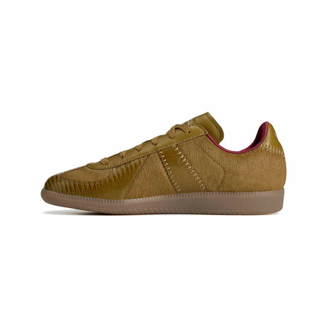 Adidas x Wales Bonner WB BW Army Khaki Pony Sneakers - Noble Maroon/Gold Metallic/Wonder White