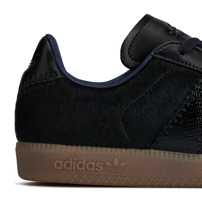Adidas x Wales Bonner WB BW Army Black Pony Sneakers - Core Black/Core Black/Gum