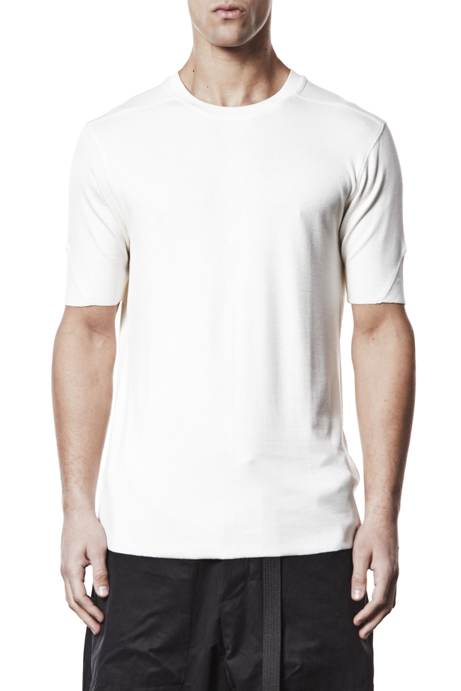 thom/krom M TS 890 Basic Round Neck Tee - Oat