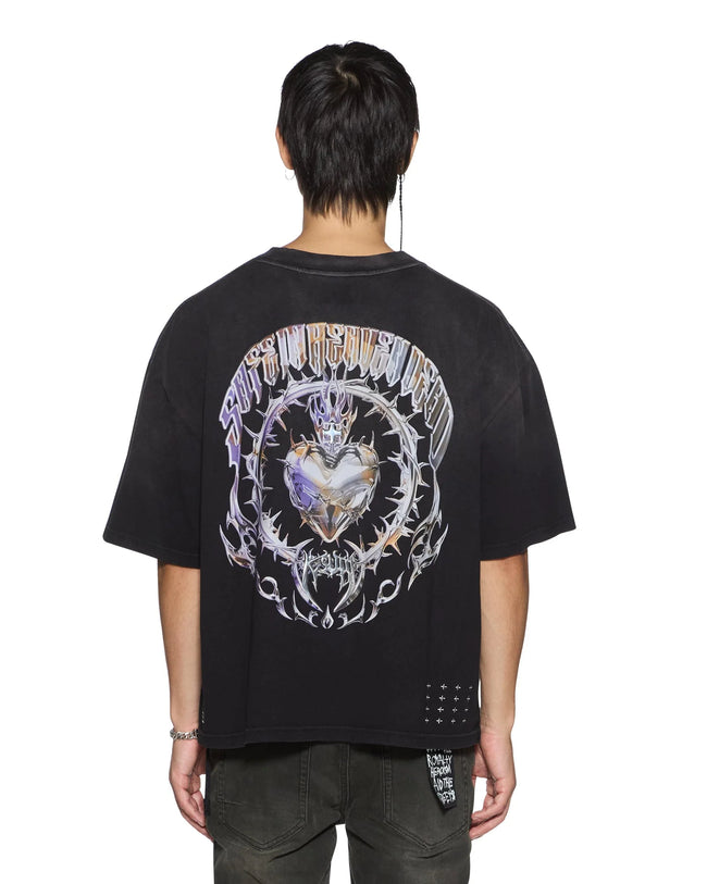 Ksubi Anguish Halen SS Tee - Jet Black