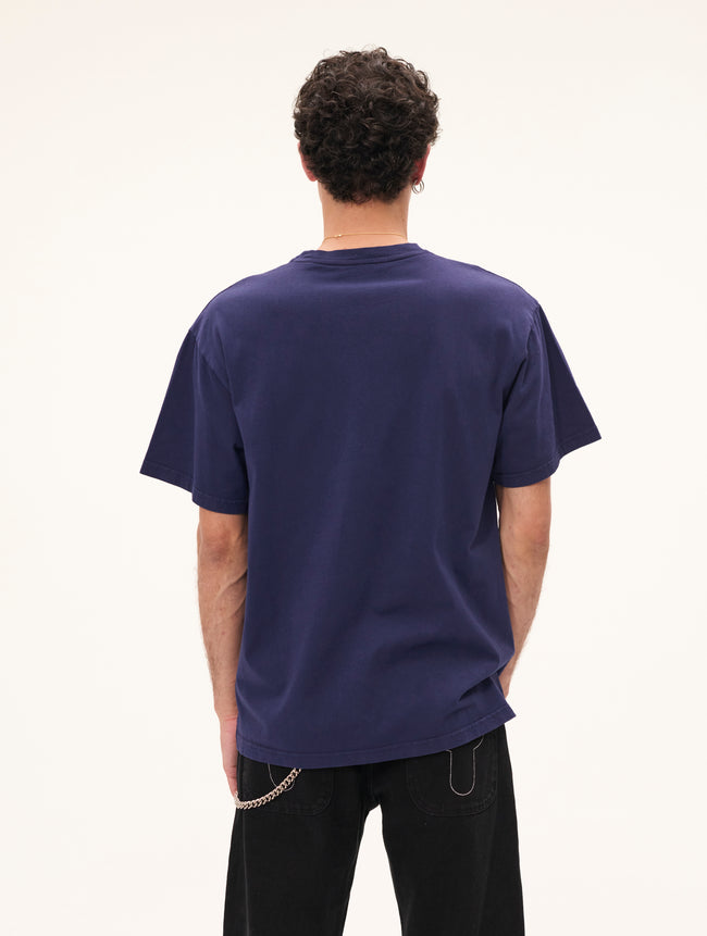 Carne Bollente Benefits with Friends Tee - Navy