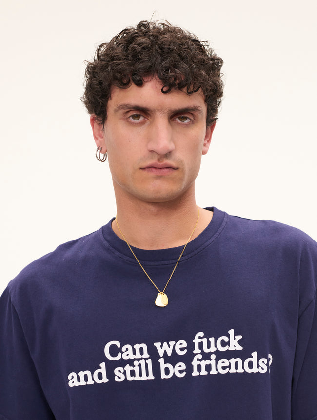 Carne Bollente Benefits with Friends Tee - Navy