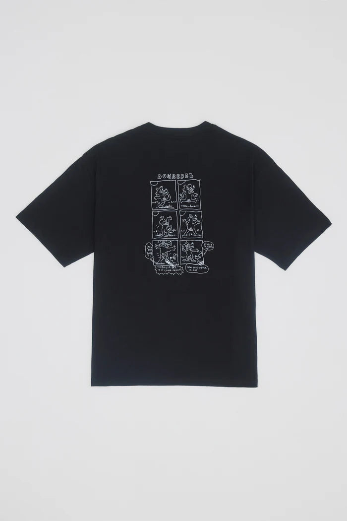 DOMREBEL Bare Tee - Black