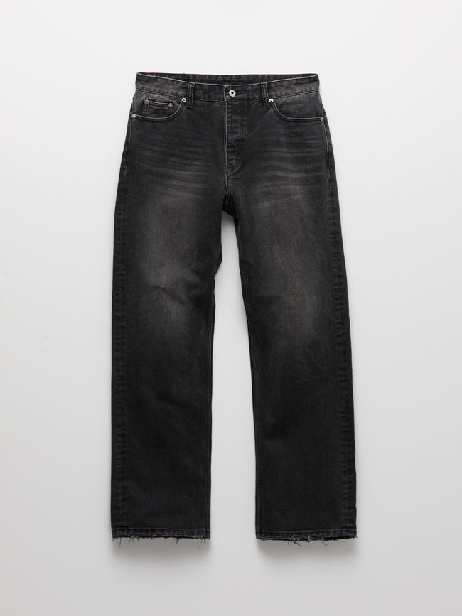 COOR Canton Fly Straight Jeans - Black