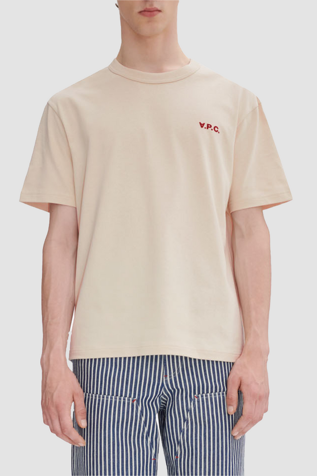 A.P.C. Boxy Petit VPC Tee - Cream
