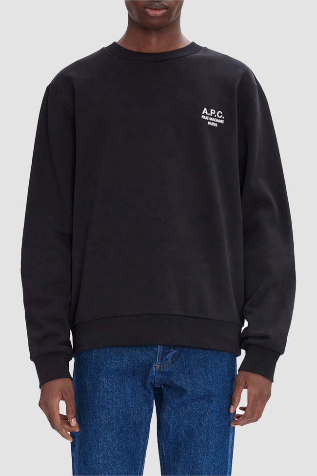 A.P.C. Standard Rue Madame Crewneck - Black