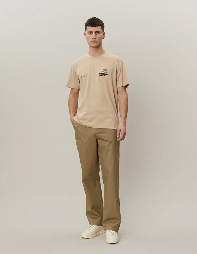 Les Deux Car Wash Tee - Sand