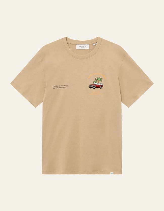Les Deux Car Wash Tee - Sand
