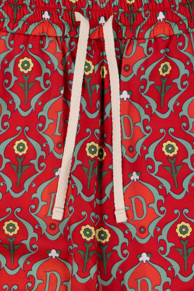 Drôle de Monsieur 'Le Short Ornements' Shorts - Red