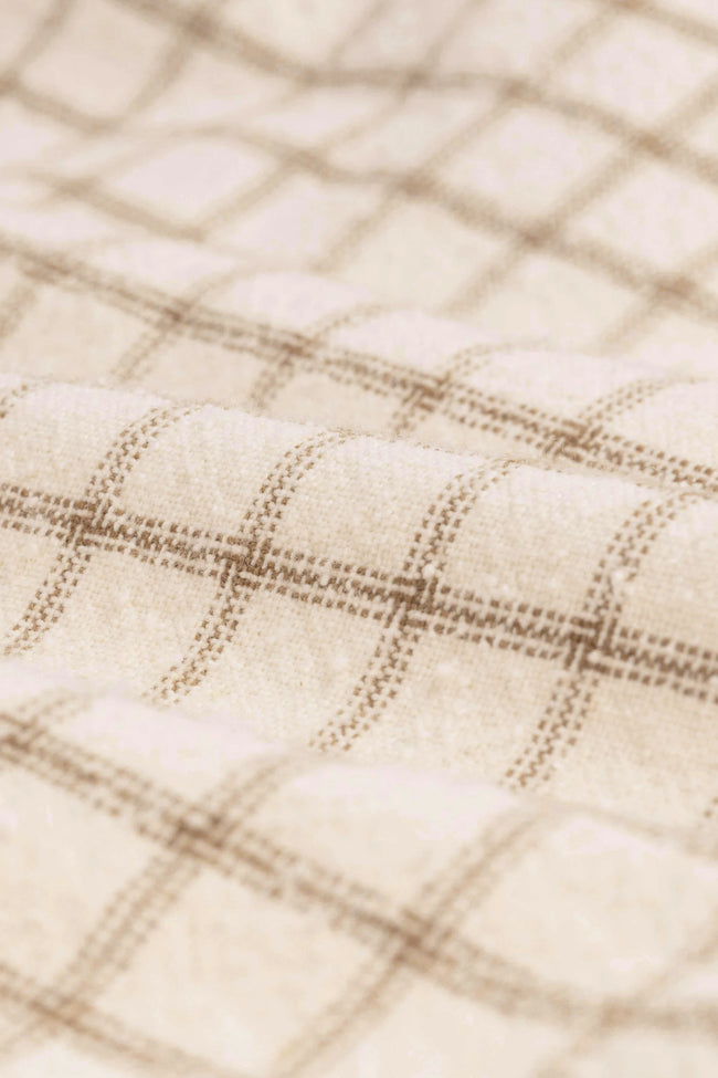 Drôle de Monsieur Carreaux Shorts - Beige