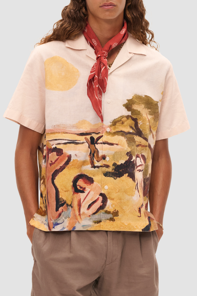 Carne Bollente Erotic Sun Set Shirt - Cream