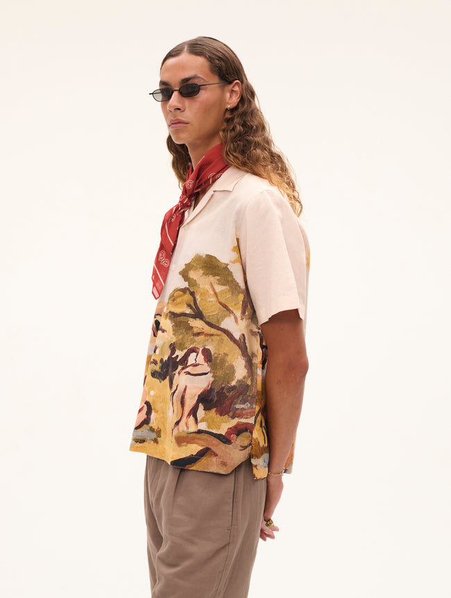 Carne Bollente Erotic Sun Set Shirt - Cream