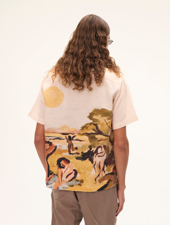 Carne Bollente Erotic Sun Set Shirt - Cream