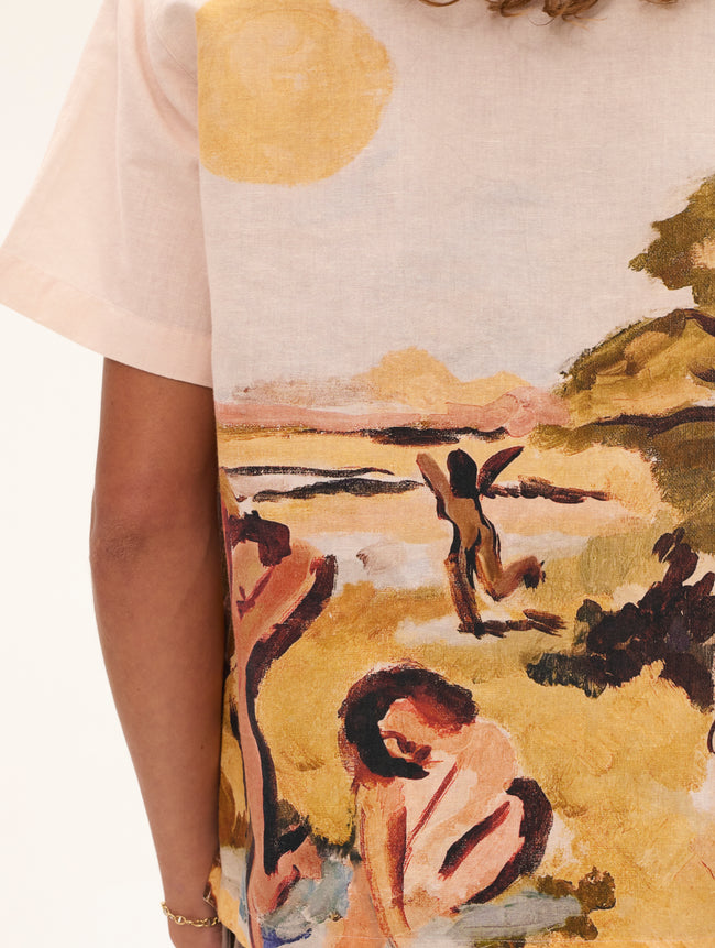 Carne Bollente Erotic Sun Set Shirt - Cream