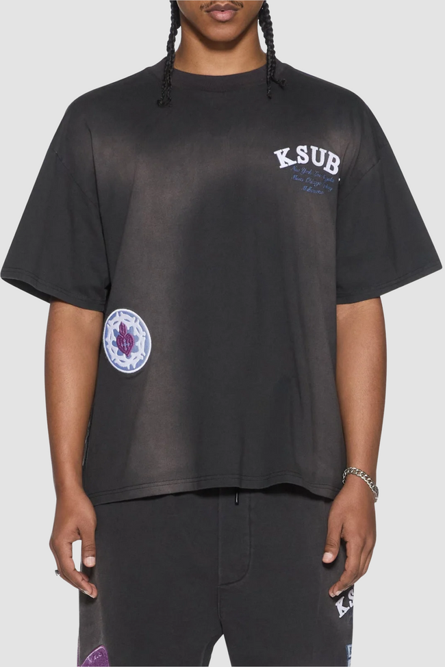 Ksubi Genesis Ekcess SS Tee - Charcoal